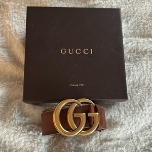 Gucci leather belt